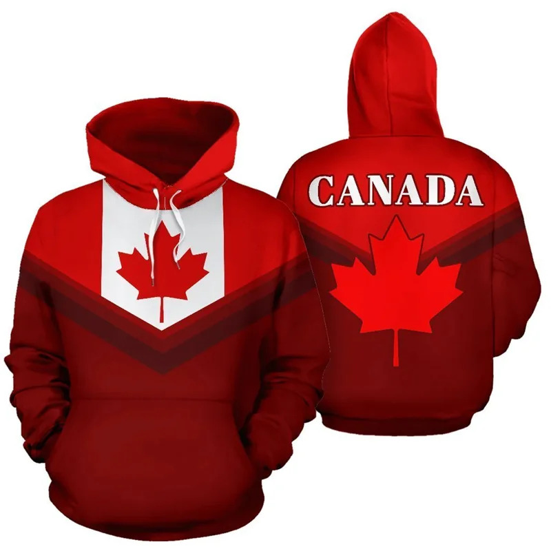 Street Fashion Canada - Цельная толстовка с 3D принтом на