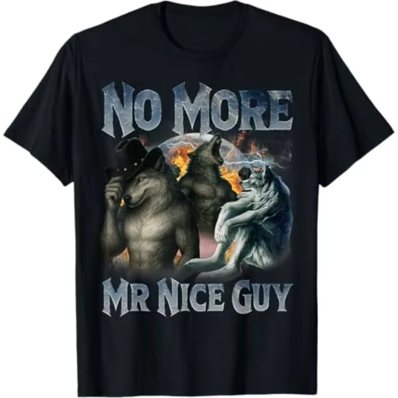 Street Fashion For Short Guys - Футболка унисекс «No More Mr Nice
